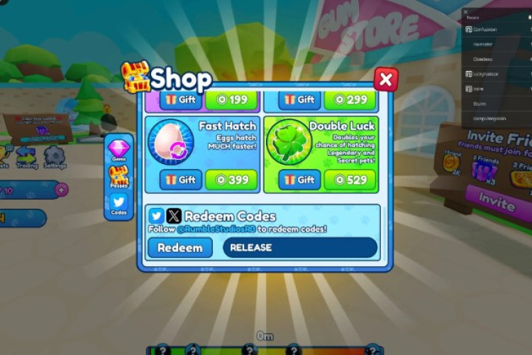 Bubble Gum Simulator Infinity Codes May 2025, Limited! Make Sure You Claim All the Prizes